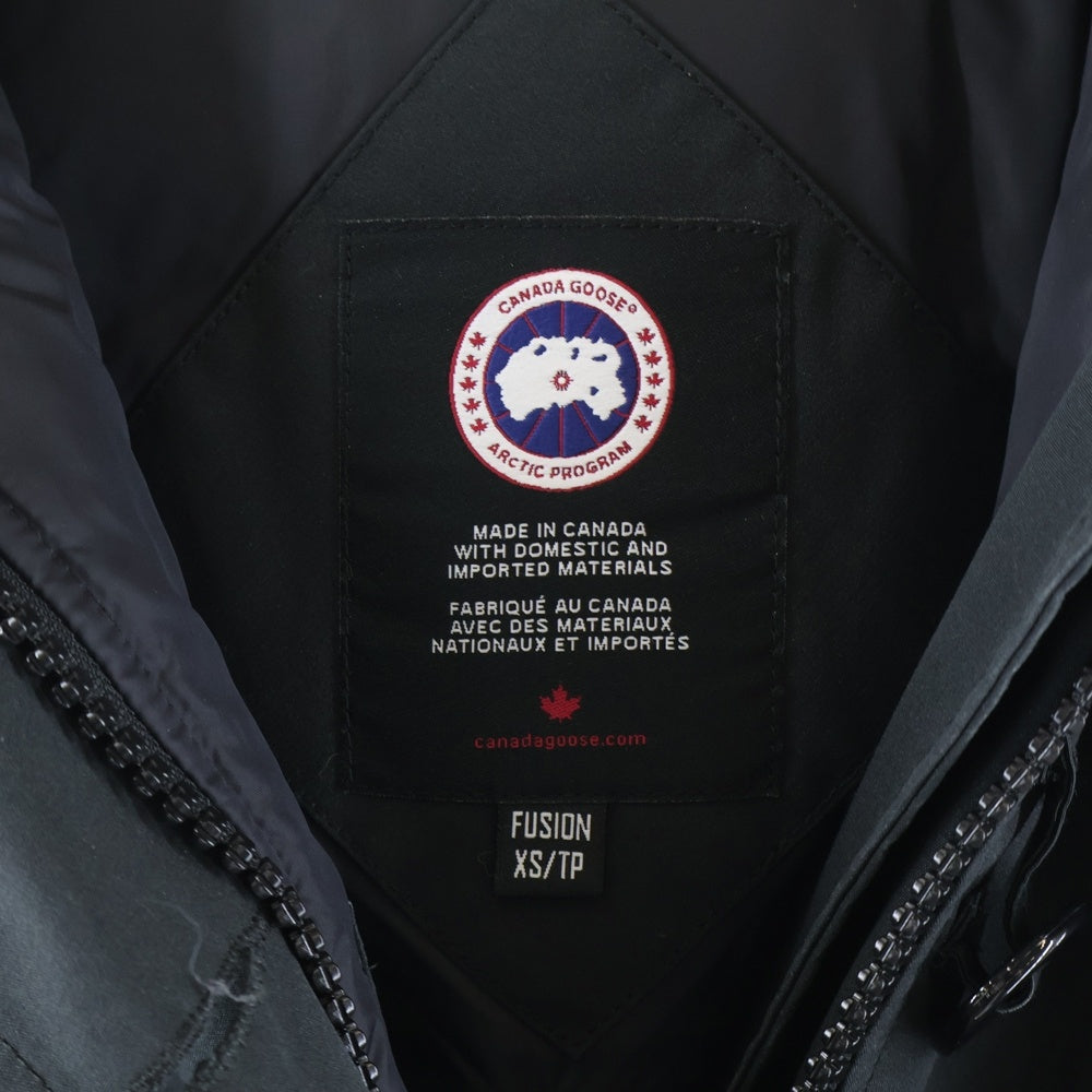 CANADA GOOSE(カナダグース) MONTEBELLO PARKA モンテベッロパーカー コヨーテファーフーデッド ジップアップ ダウンジャケット レディース ブラック 2530LA