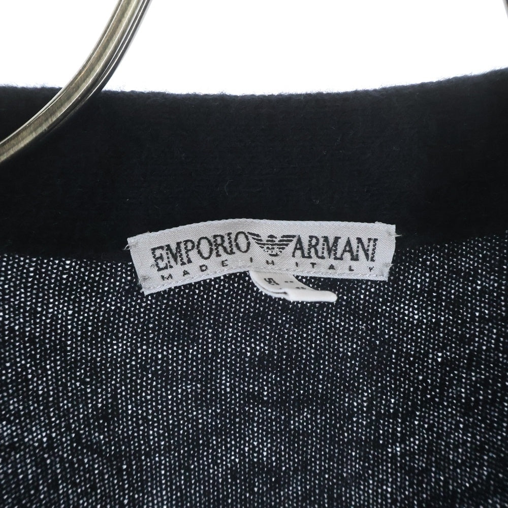 EMPORIO ARMANI(エンポリオアルマーニ) イタリア製 カシミヤ メリノウール セーター ネイビー