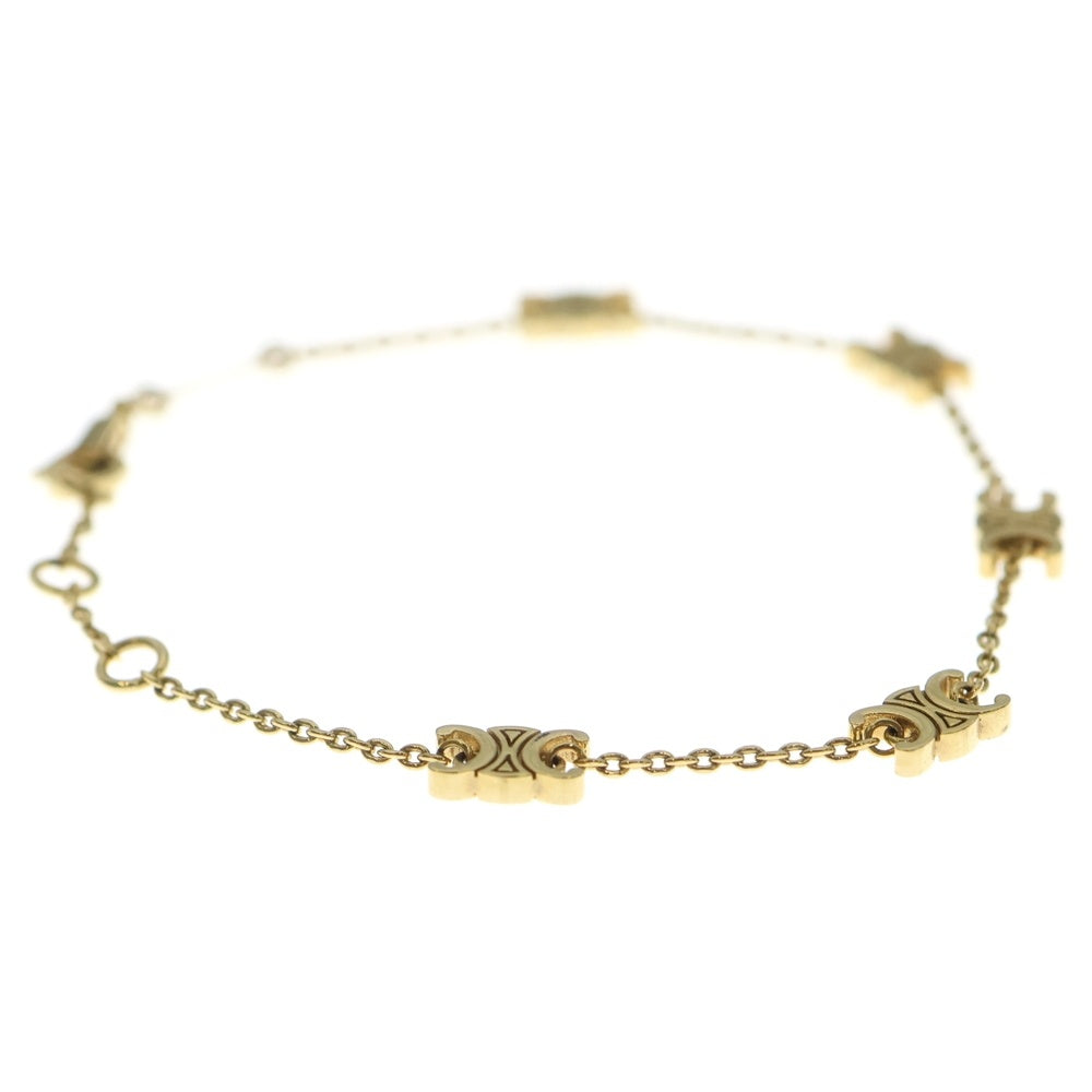 CELINE(セリーヌ) MINI TRIOMPHE BRACELET ミニトリオンフブレスレット レディース ゴールド 460MT6BRA.35OR.TU