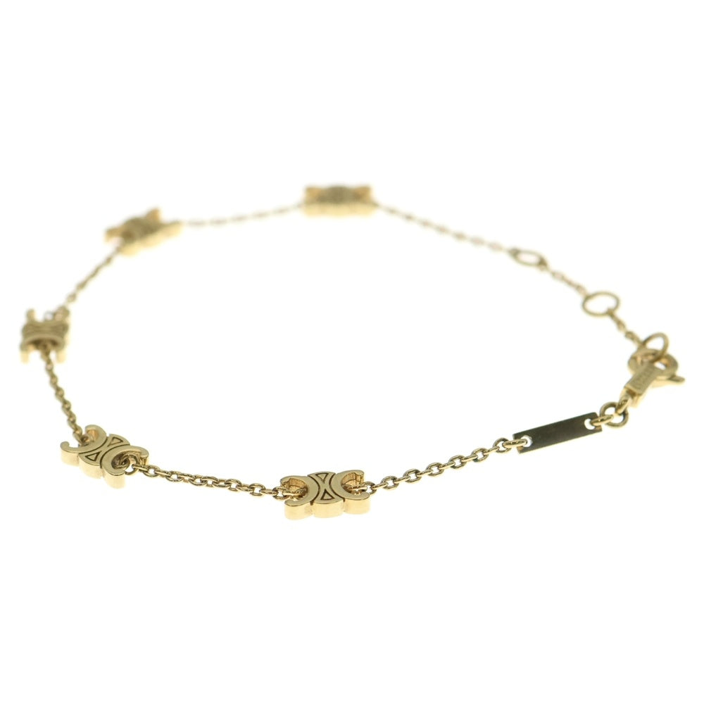 CELINE(セリーヌ) MINI TRIOMPHE BRACELET ミニトリオンフブレスレット レディース ゴールド 460MT6BRA.35OR.TU