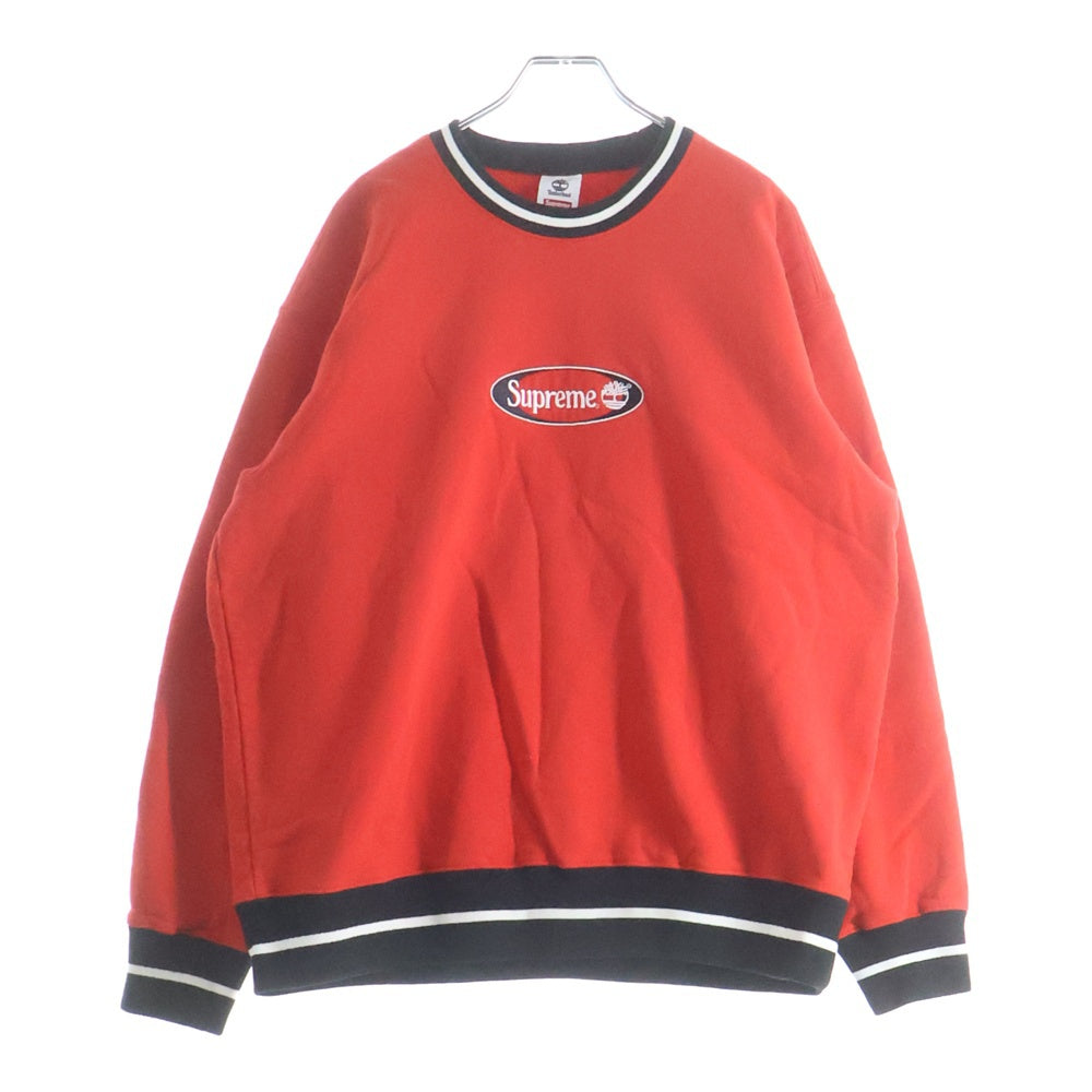 SUPREME(シュプリーム) 20SS ×Timberland Crewneck ティンバーランド クルーネック スウェットトレーナー レッド