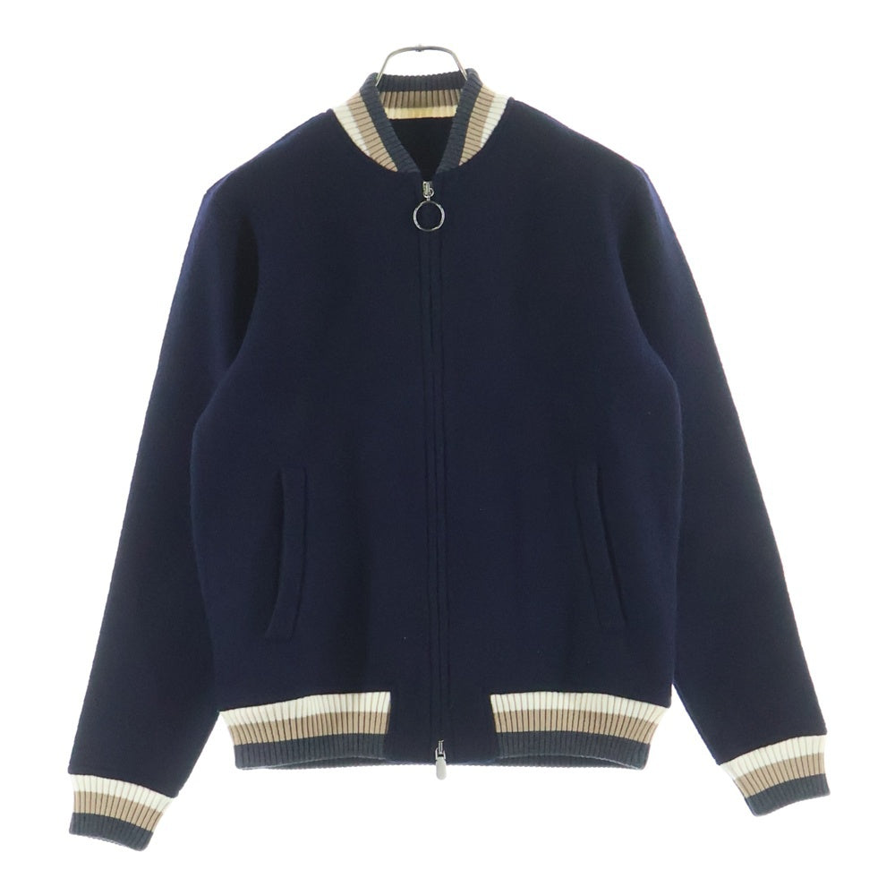 eleventy(イレブンティー) ウール ジップアップ スタジアムジャケット