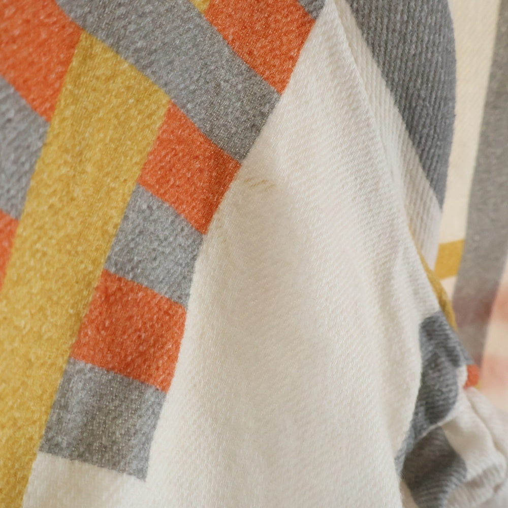 KURO(クロ) K-LINE Bauhaus Shirt バウハウス ストライプデザイン 長袖シャツ ホワイト 963051