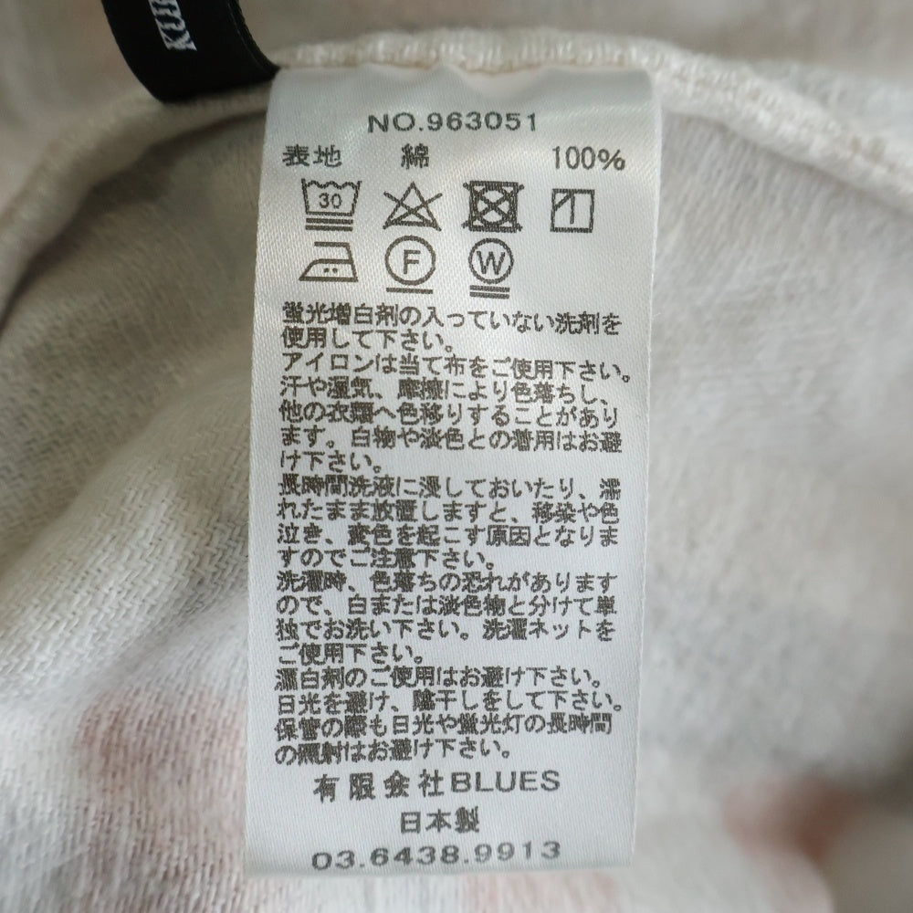 KURO(クロ) K-LINE Bauhaus Shirt バウハウス ストライプデザイン 長袖シャツ ホワイト 963051