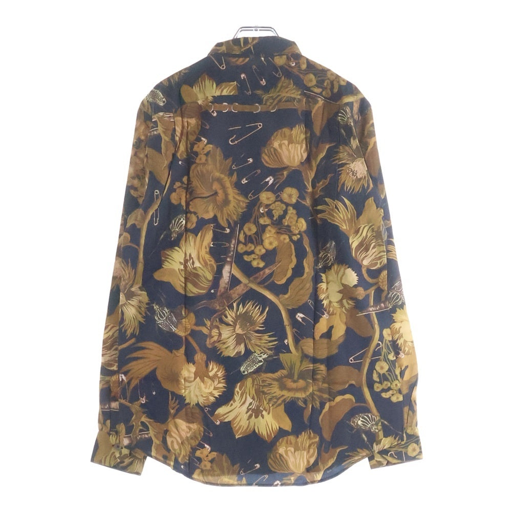 Paul Smith(ポールスミス) BEETLE BOTANICAL L/S SHIRT ビートルボタニカル 長袖シャツ ブラウン PF-WR-49973