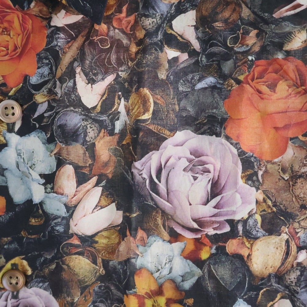 Paul Smith(ポールスミス) 花総柄 コットン 長袖ドレスシャツ マルチカラー
