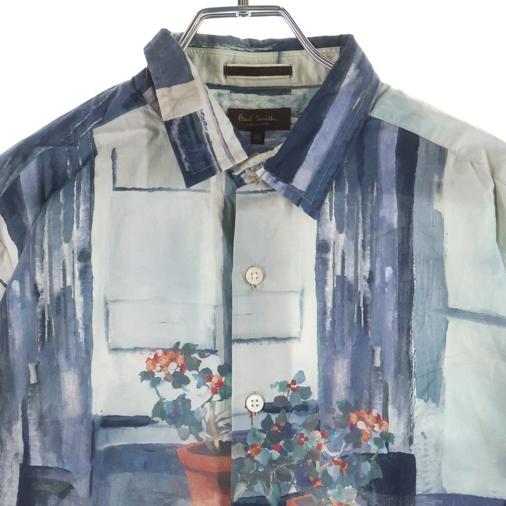 Paul Smith(ポールスミス) 花と窓 総柄 コットン 長袖シャツ マルチカラー
