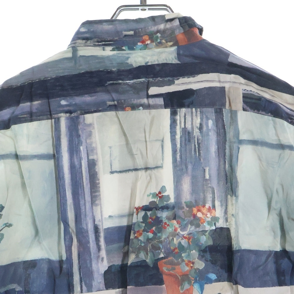 Paul Smith(ポールスミス) 花と窓 総柄 コットン 長袖シャツ マルチカラー