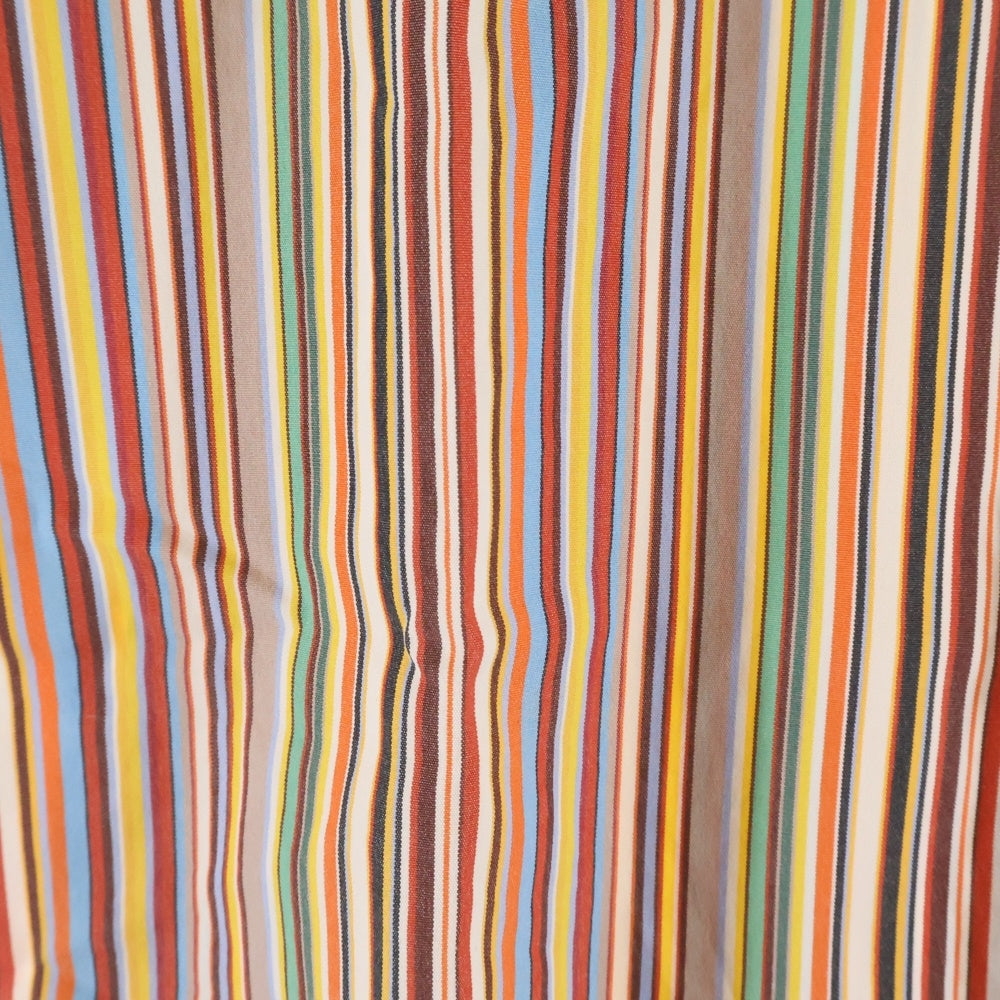 Paul Smith(ポールスミス) マルチストライプデザイン ウィングカラー 半袖シャツ マルチカラー