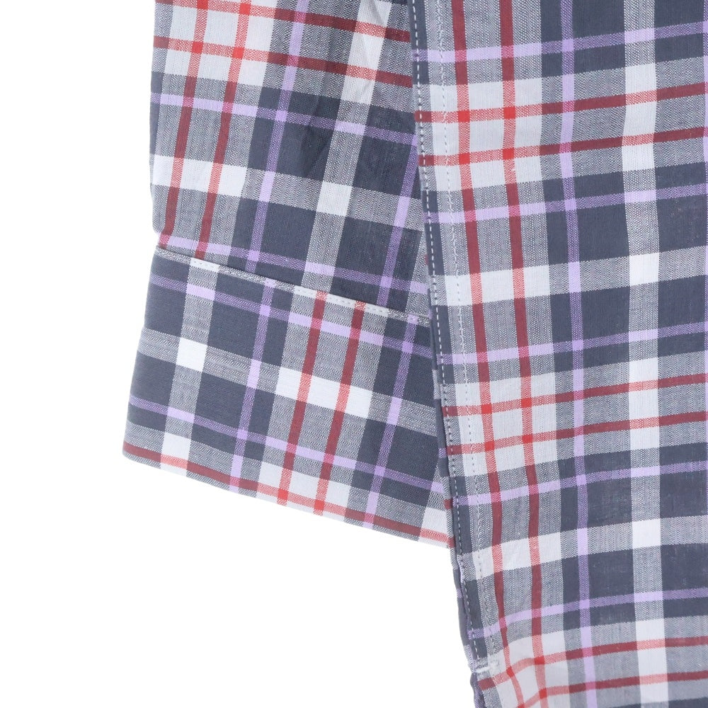 Paul Smith(ポールスミス) ウィングカラー チェック柄 長袖シャツ マルチカラー