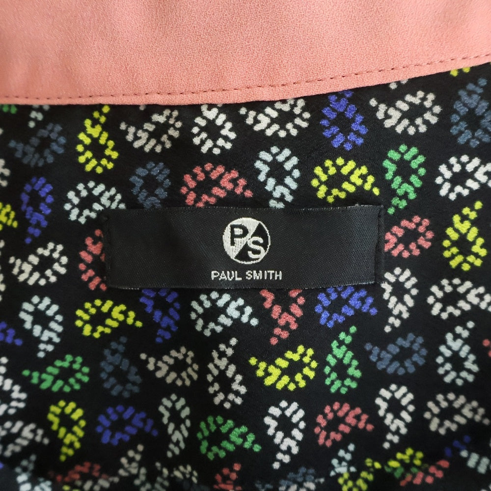 Paul Smith(ポールスミス) マルチインヤンデザイン ウィングカラー 長袖シャツ ブラック