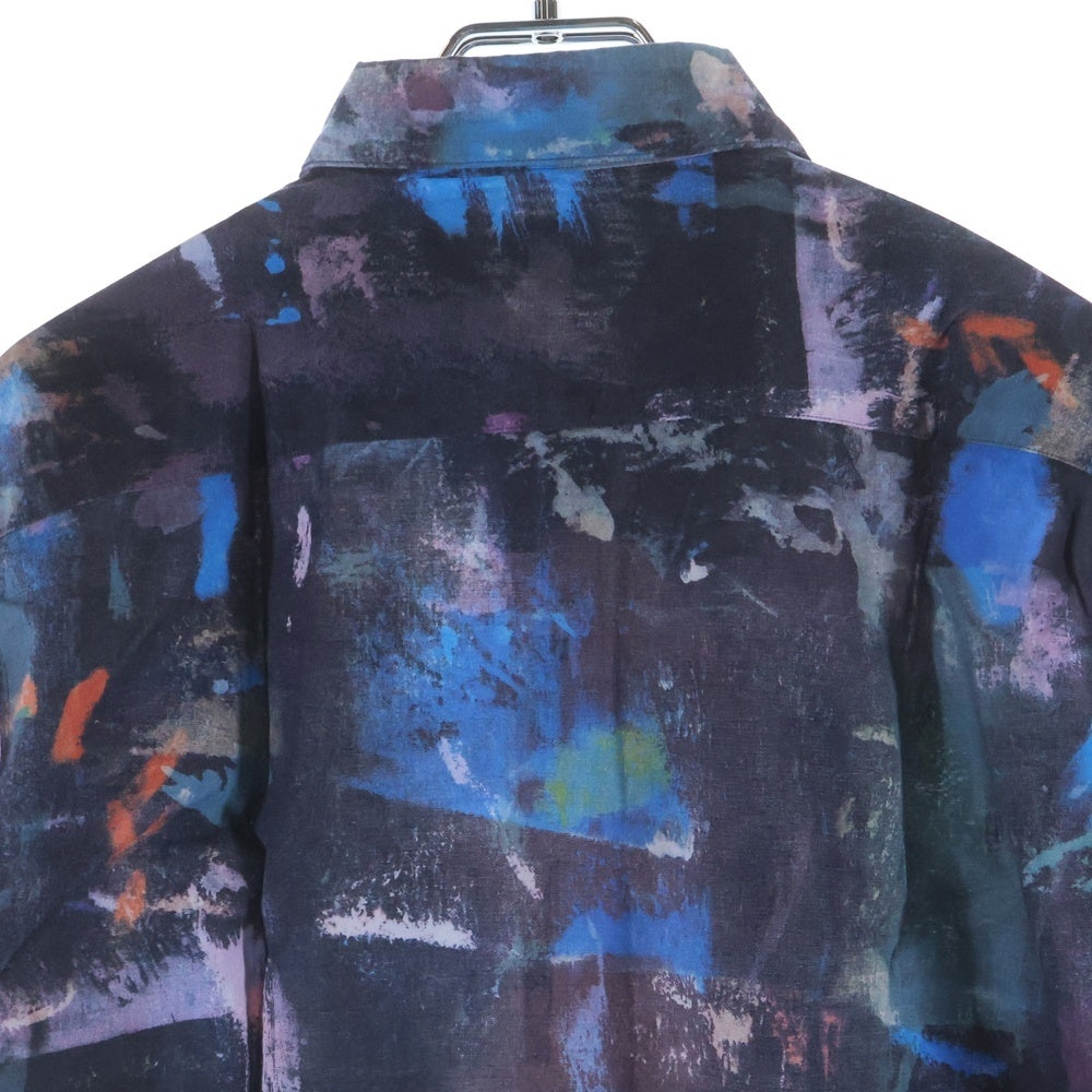 Paul Smith(ポールスミス) ペイント総柄 レギュラーカラー 長袖シャツ マルチカラー