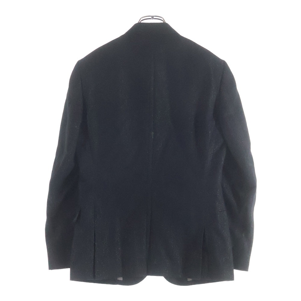 Paul Smith(ポールスミス) グリッター ウール混 2Bシングルテーラードジャケット ブラック PM-ST-41565