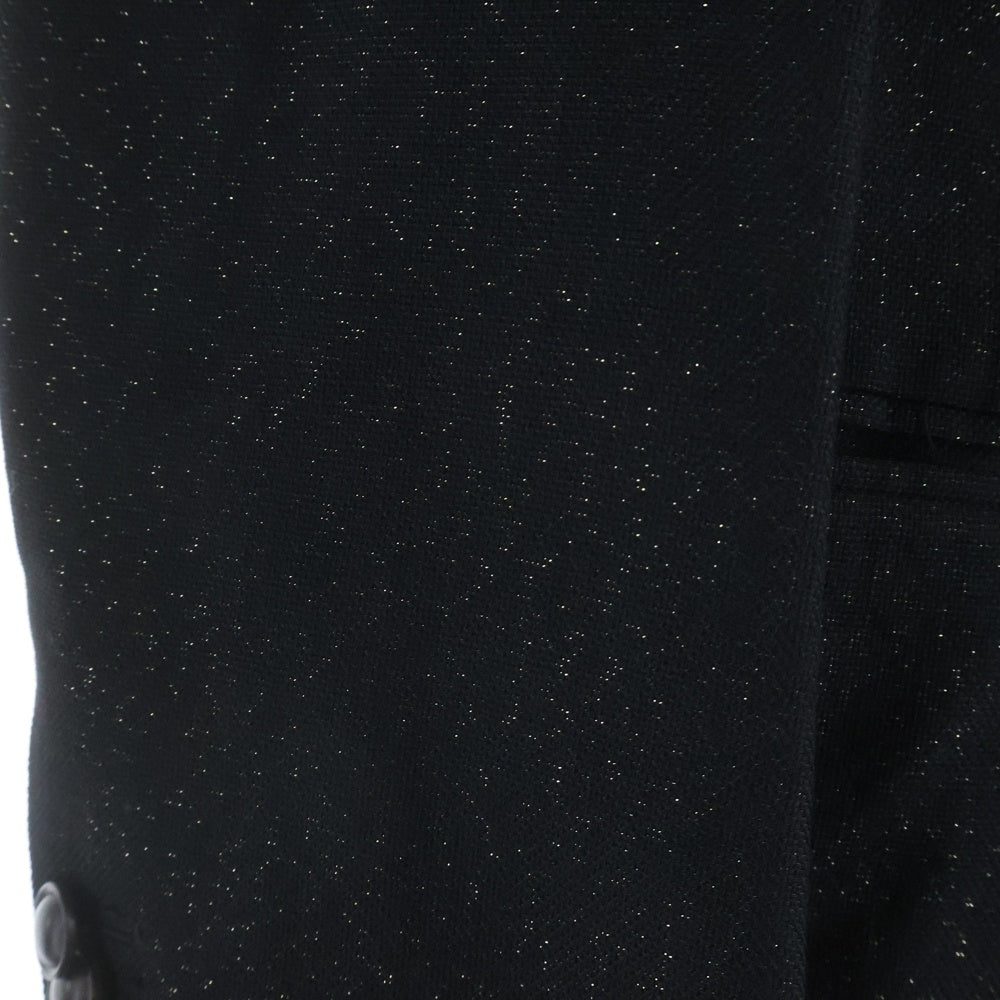 Paul Smith(ポールスミス) グリッター ウール混 2Bシングルテーラードジャケット ブラック PM-ST-41565
