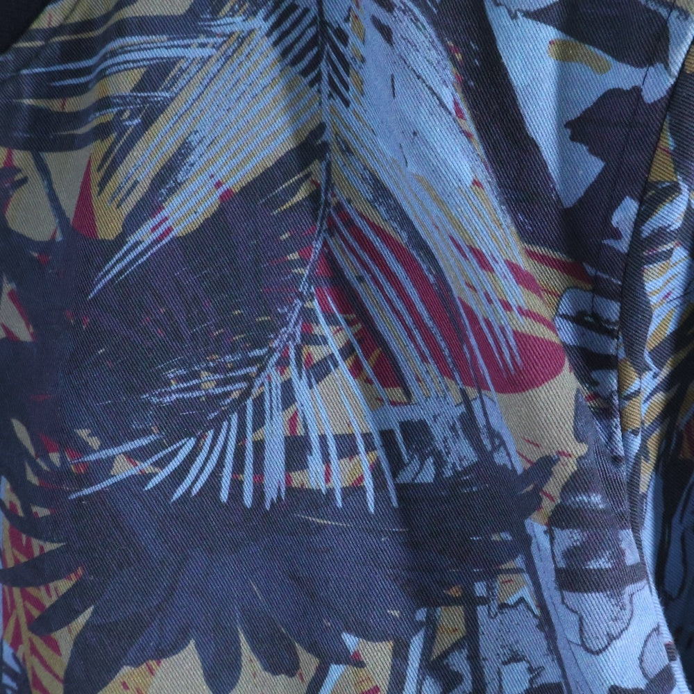 Paul Smith(ポールスミス) ボタニカル総柄 ジップアップジャケット ブルー PP-KS-36890