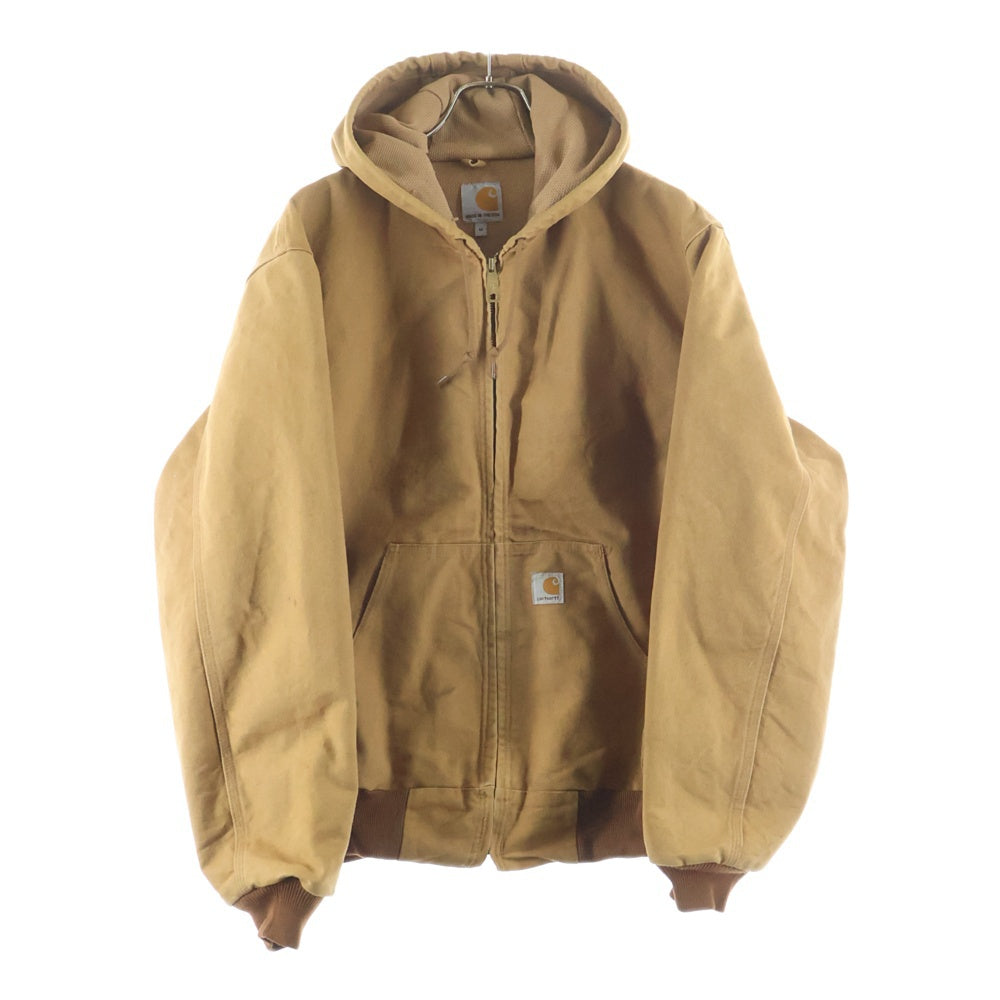 CARHARTT(カーハート) ダック アクティブジャケット ジップアップパーカー フーディー ベージュ J131