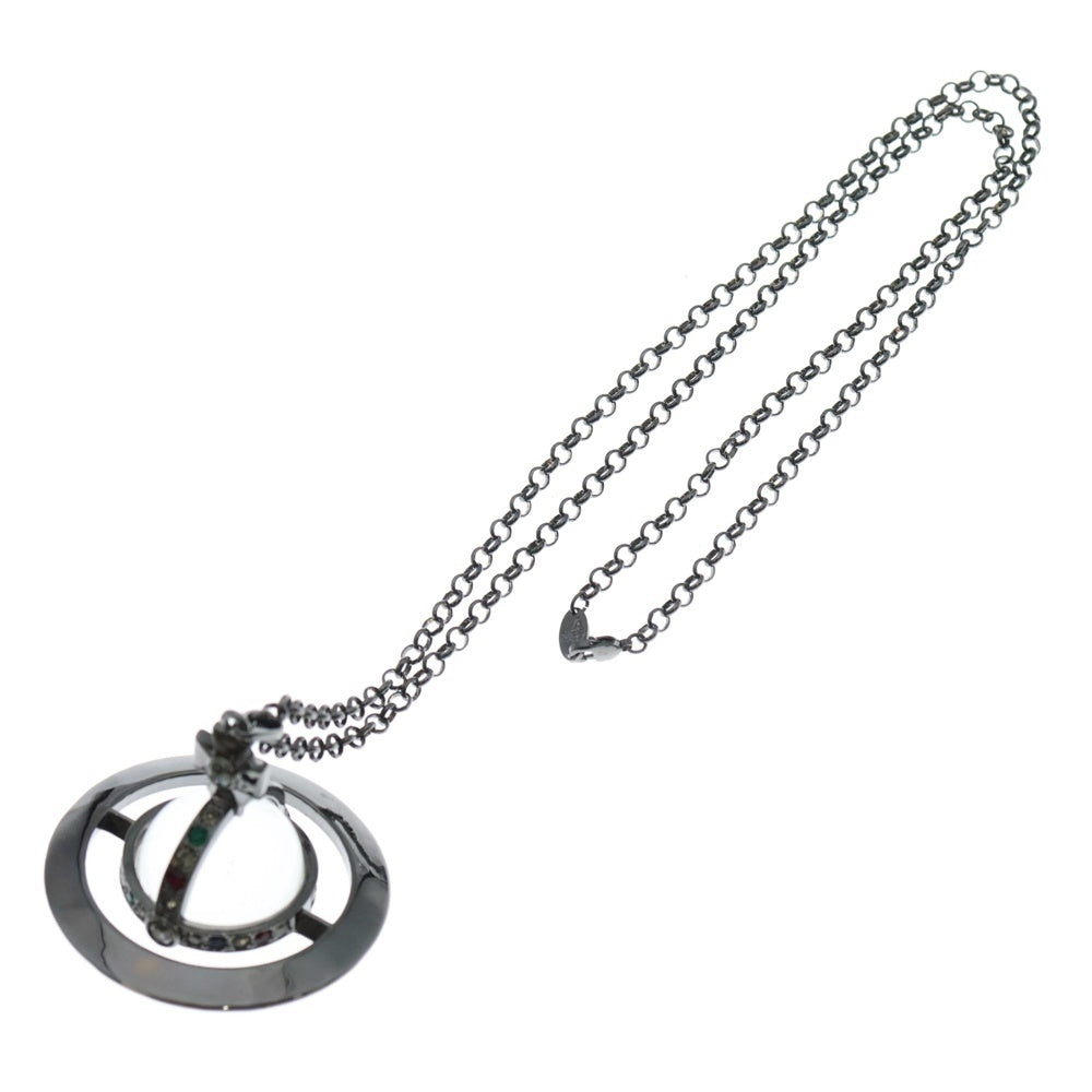 Vivienne Westwood(ヴィヴィアンウエストウッド) ジャイアントオーブ チェーンネックレス シルバー