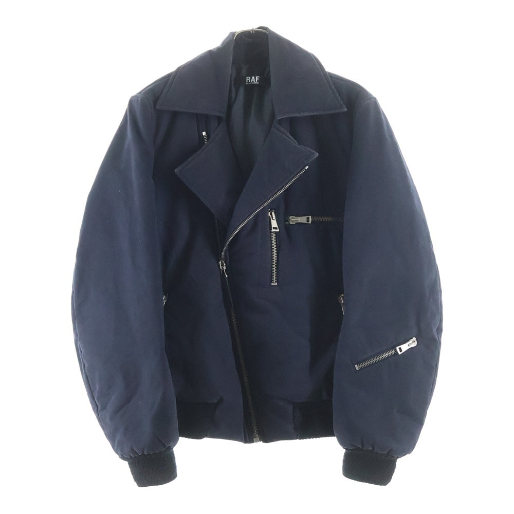 RAF BY RAF SIMONS(ラフ バイ ラフシモンズ) ARCHIVE アーカイブ ジップポケット ダブルライダース ボンバージャケット ブラック