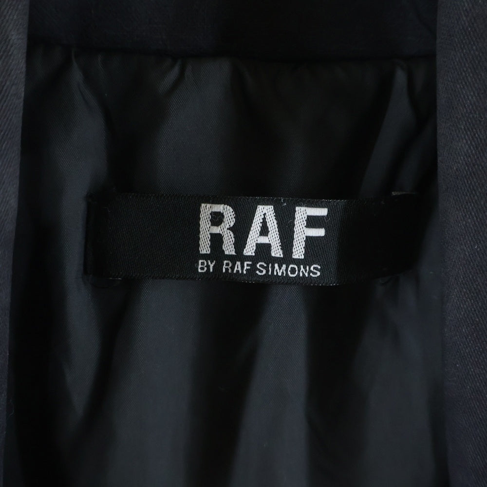 RAF BY RAF SIMONS(ラフ バイ ラフシモンズ) ARCHIVE アーカイブ ジップポケット ダブルライダース ボンバージャケット ブラック