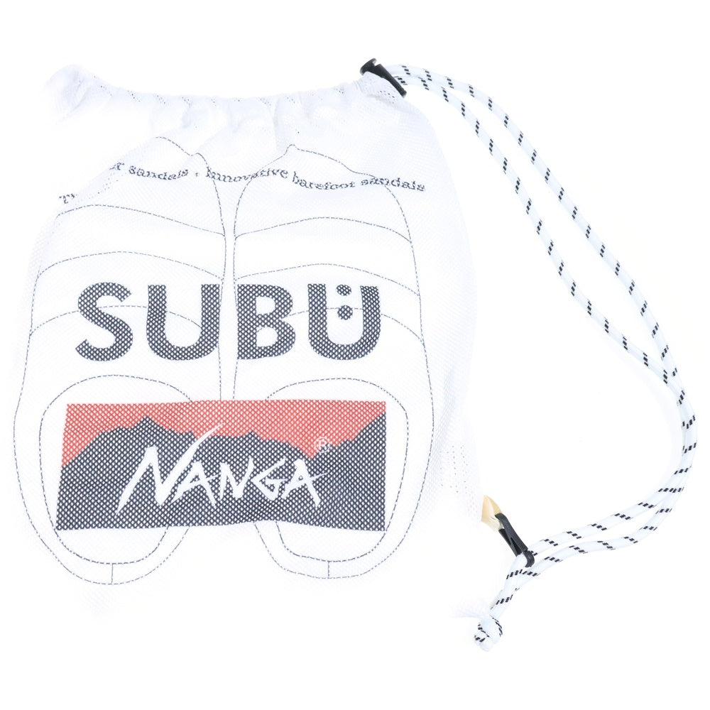 NANGA(ナンガ) ×NAOKI ISHIKAWA SUBU NANGA PARBAT WINTER SANDAL 石川直樹 スブ ナンガ パルバート ウィンター サンダル ホワイト/ブルー