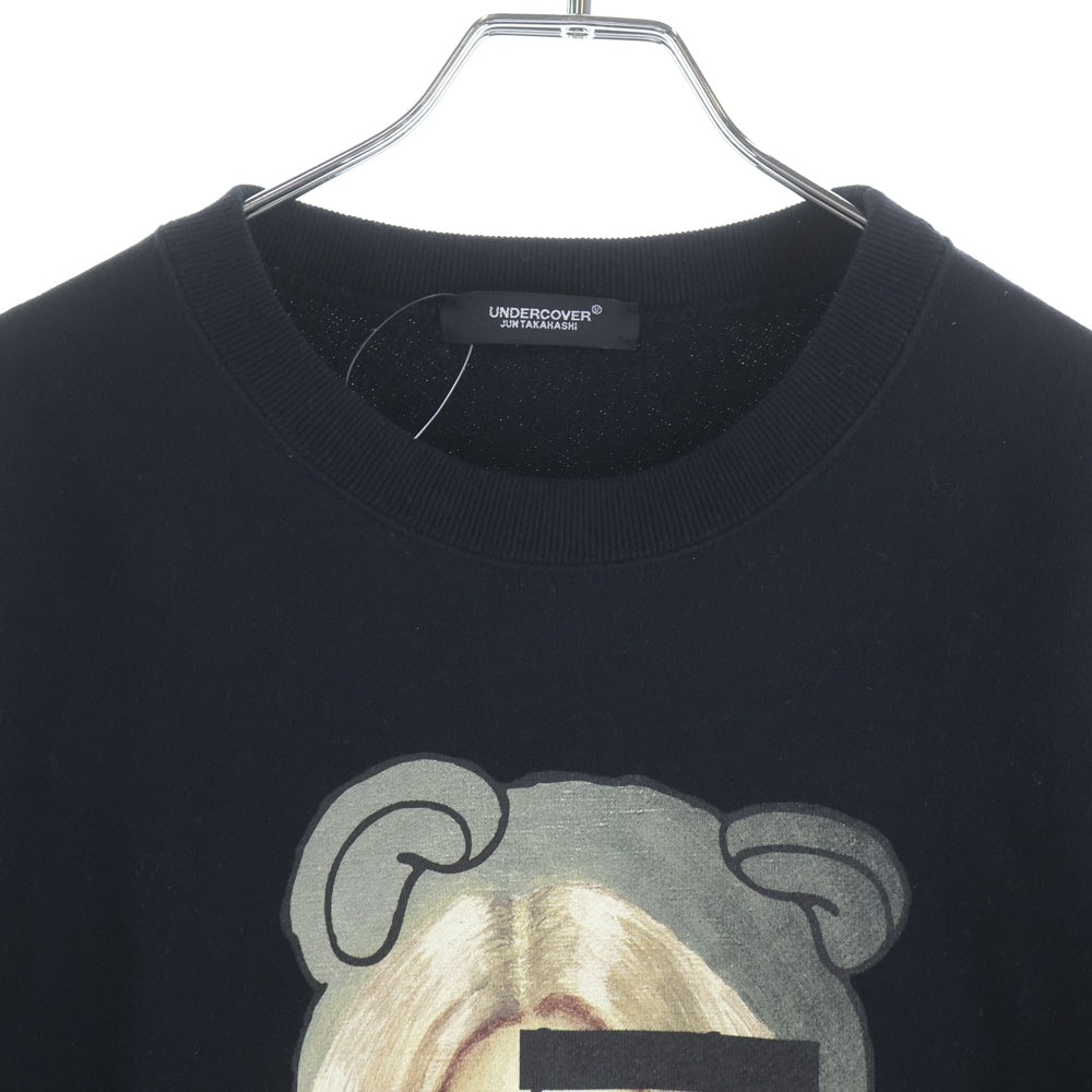 UNDERCOVER(アンダーカバー) 25SS PAINTING ICON SWEAT BEAR ペインティング アイコン ベアープリント クルーネック スウェット トレーナー ブラック UC1E9803-2