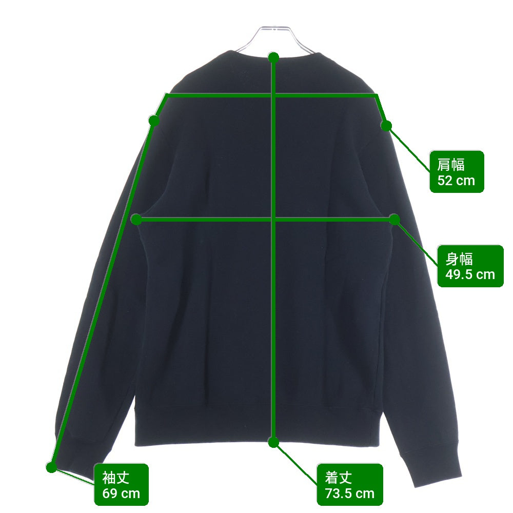 UNDERCOVER(アンダーカバー) 25SS PAINTING ICON SWEAT BEAR ペインティング アイコン ベアープリント クルーネック スウェット トレーナー ブラック UC1E9803-2