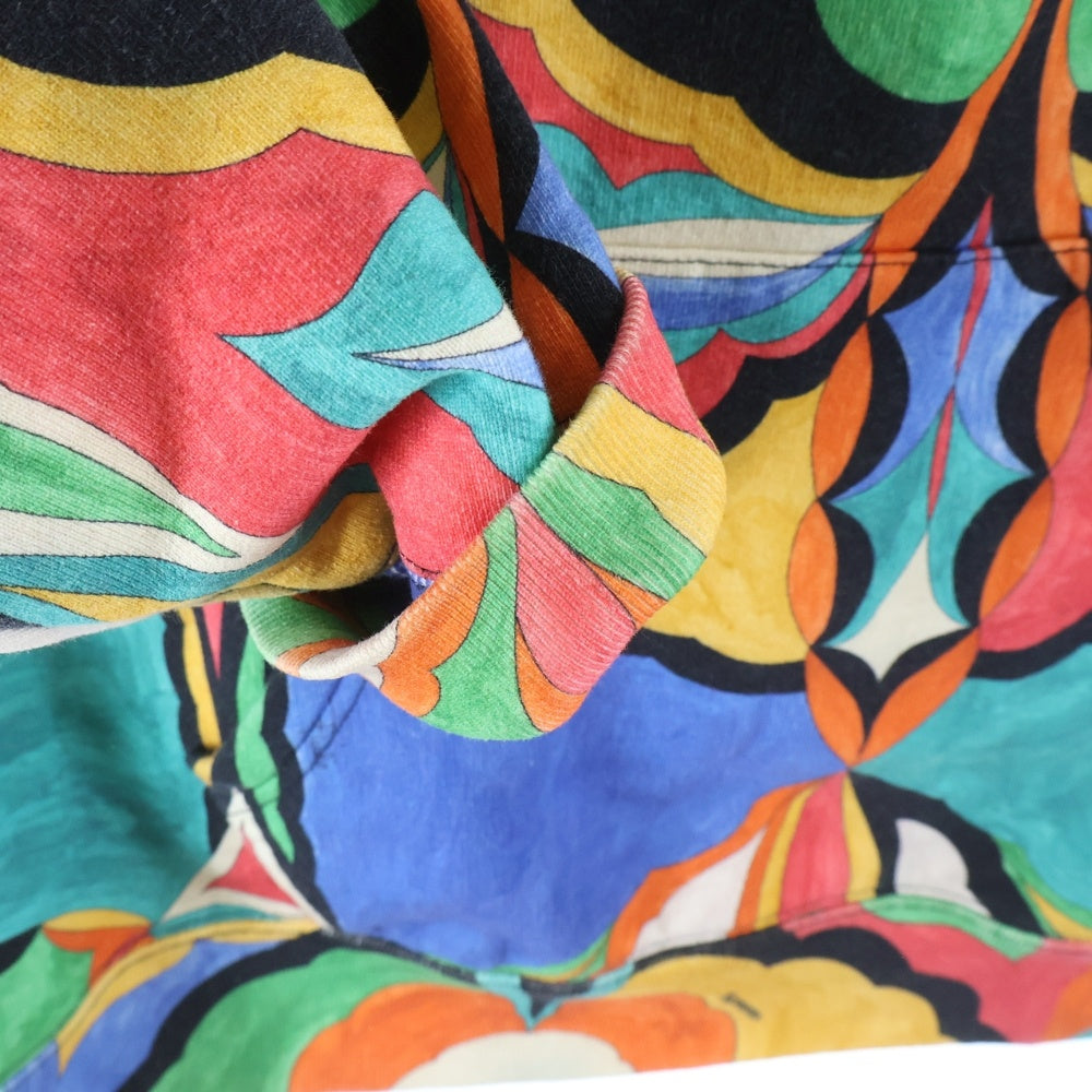 SUPREME(シュプリーム) 21SS ×Emilio Pucci Hooded Sweatshirt エミリオプッチ アート総柄プリント スウェット プルオーバーパーカー マルチカラー