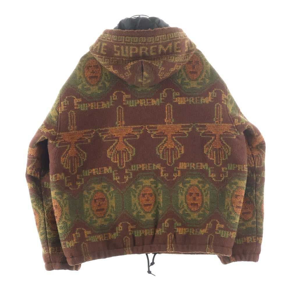 SUPREME(シュプリーム) 22AW Woven Hooded Jacket Rust ウーブン ジップアップ フーデッドジャケット ブラウン