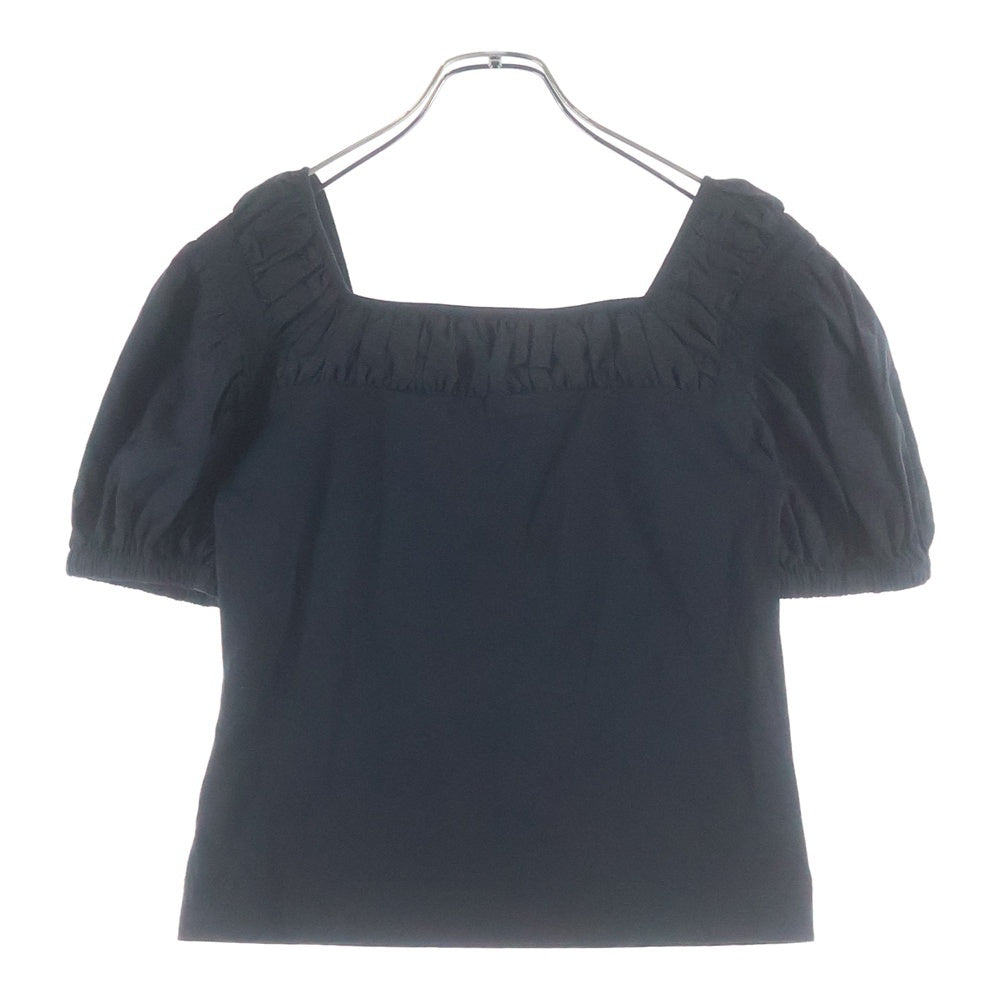 Vivienne Westwood(ヴィヴィアンウエストウッド) エンブロイダリーロゴデザイン コットン 半袖ブラウス レディース ブラック 16-12-341040-00