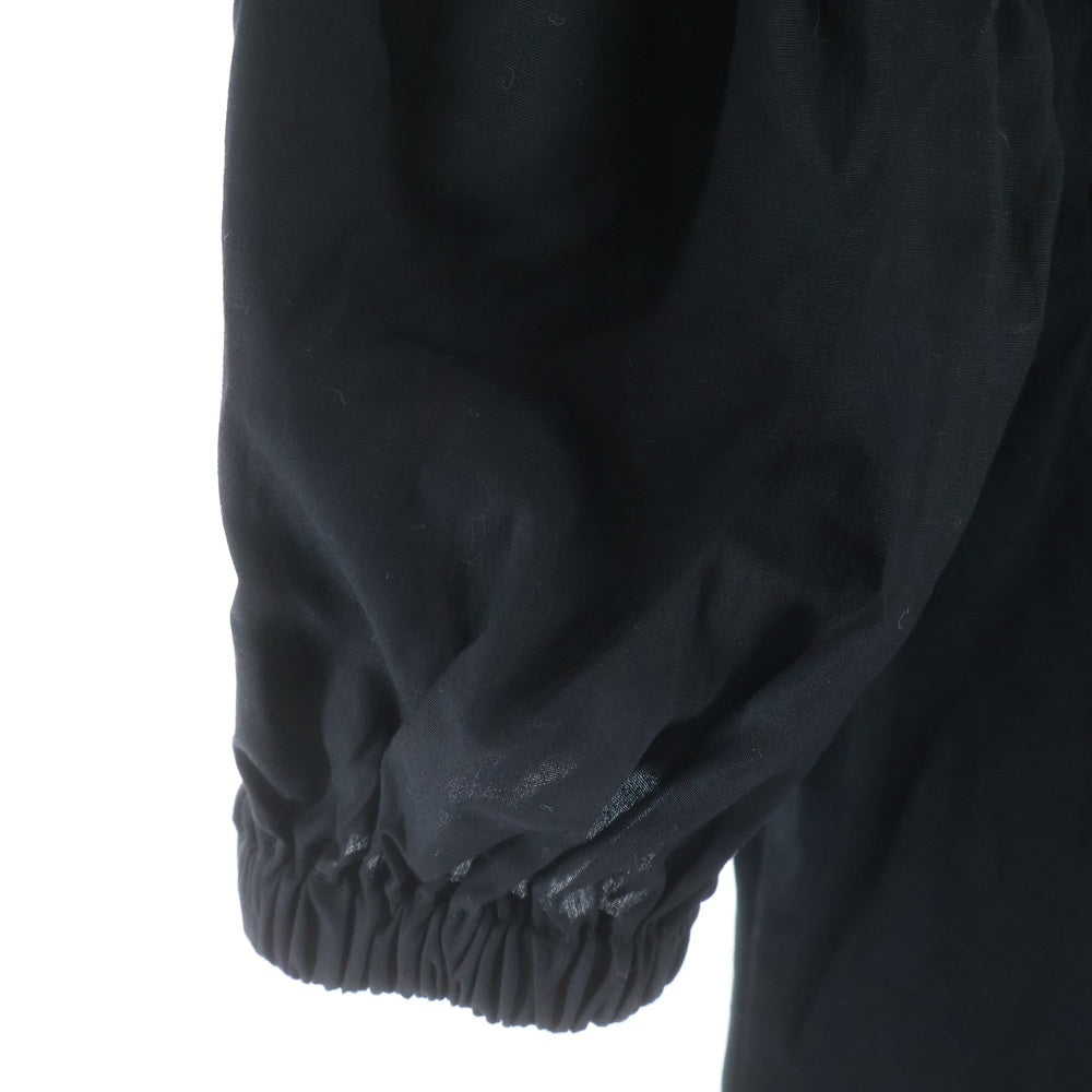 Vivienne Westwood(ヴィヴィアンウエストウッド) エンブロイダリーロゴデザイン コットン 半袖ブラウス レディース ブラック 16-12-341040-00