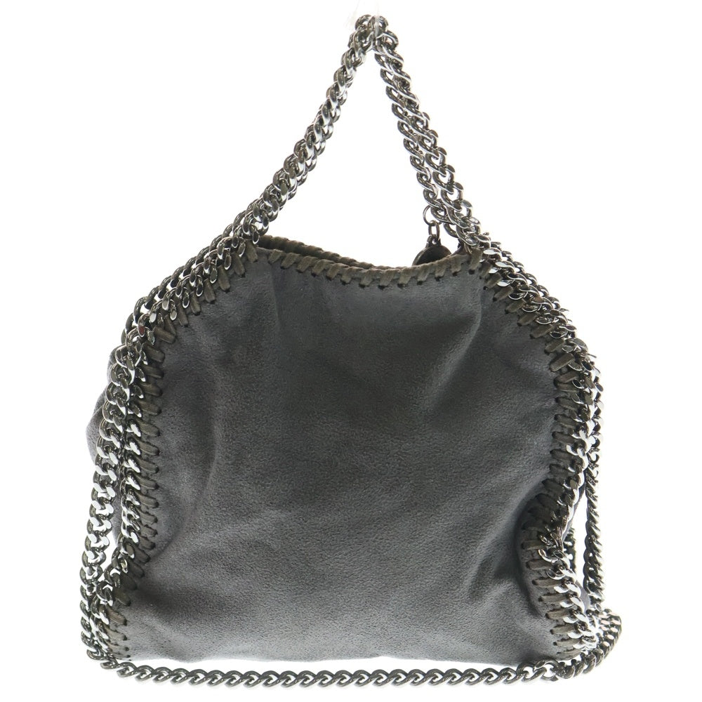 STELLA McCARTNEY(ステラマッカートニー) ファラベラ ミニ レザーハンドバッグ チェーンショルダーバッグ グレー レディース 371223W 9132