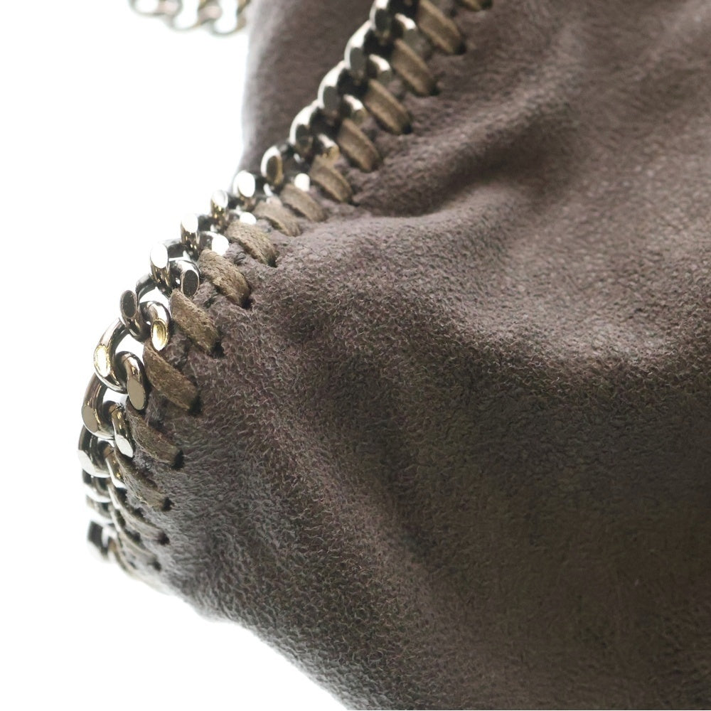 STELLA McCARTNEY(ステラマッカートニー) ファラベラ ミニ レザーハンドバッグ チェーンショルダーバッグ グレー レディース 371223W 9132