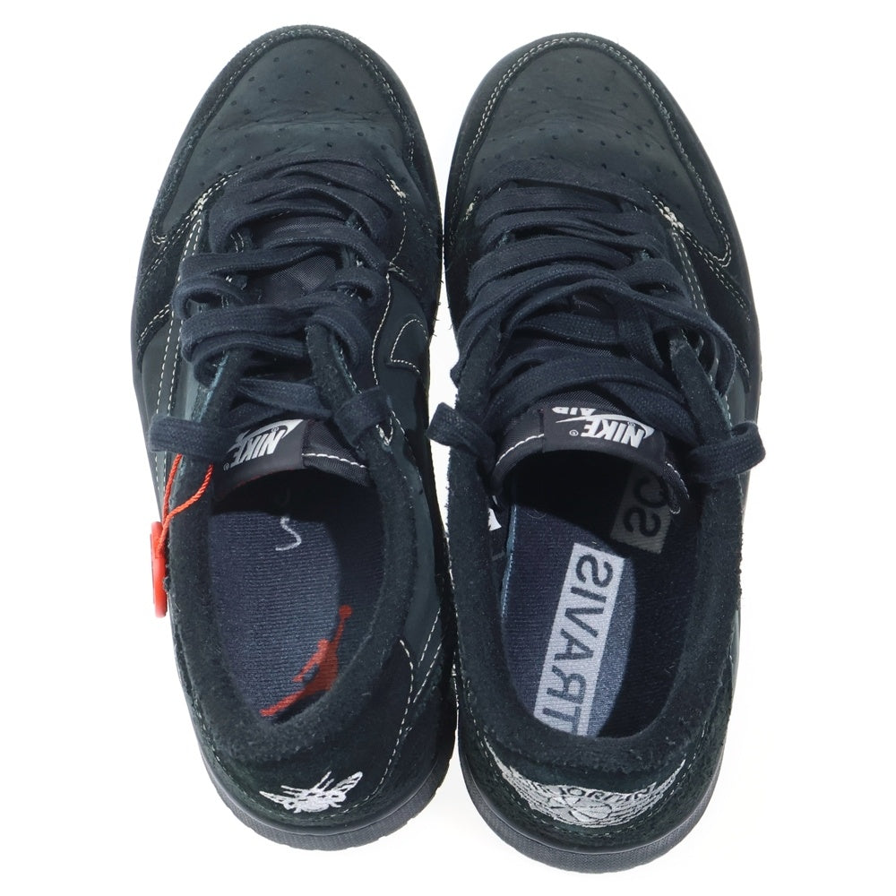 NIKE(ナイキ) ×TRAVIS SCOTT AIR JORDAN 1 LOW OG SP BLACK PHANTOM エアジョーダン1 ブラックファントム ローカットスニーカー ブラック US9/27cm DM7866-001