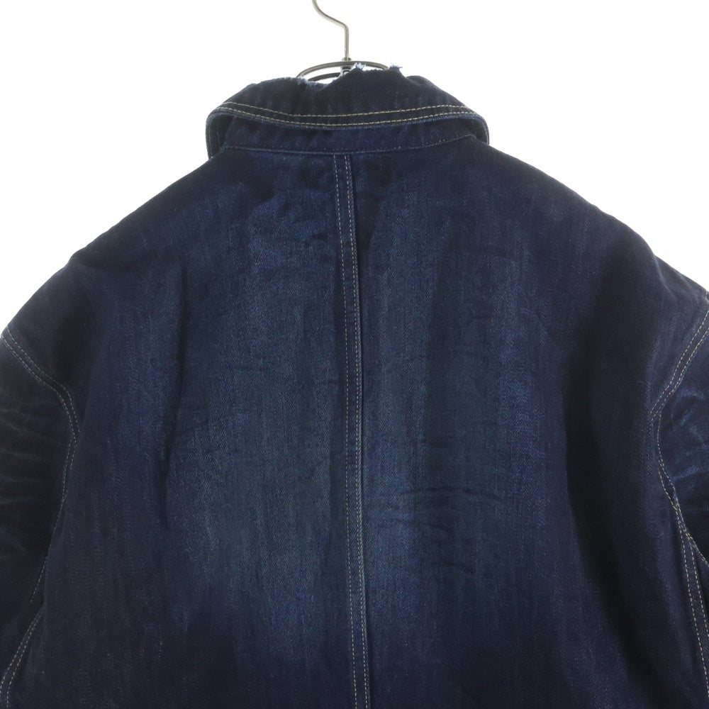 THUG CLUB(サグクラブ) ×DICKIES DENIM BLAZER ×ディッキーズ ボタンアップ デニムブレザー ブルー TC24DK0101-BLU