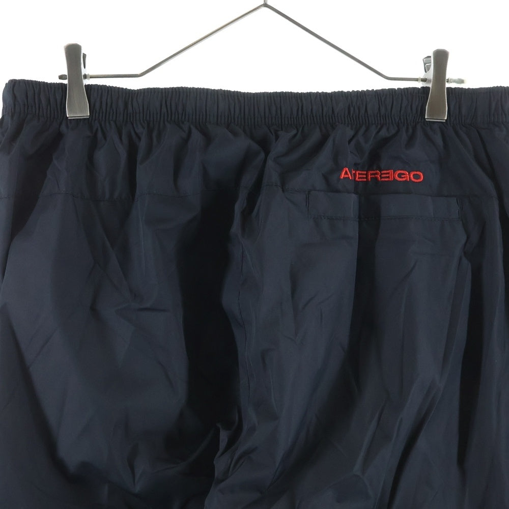 NO BRAND(ノーブランド) ALTER EGO VIXI TRACK PANTS アルターエゴ ドローストリング ナイロンパンツ ブラック