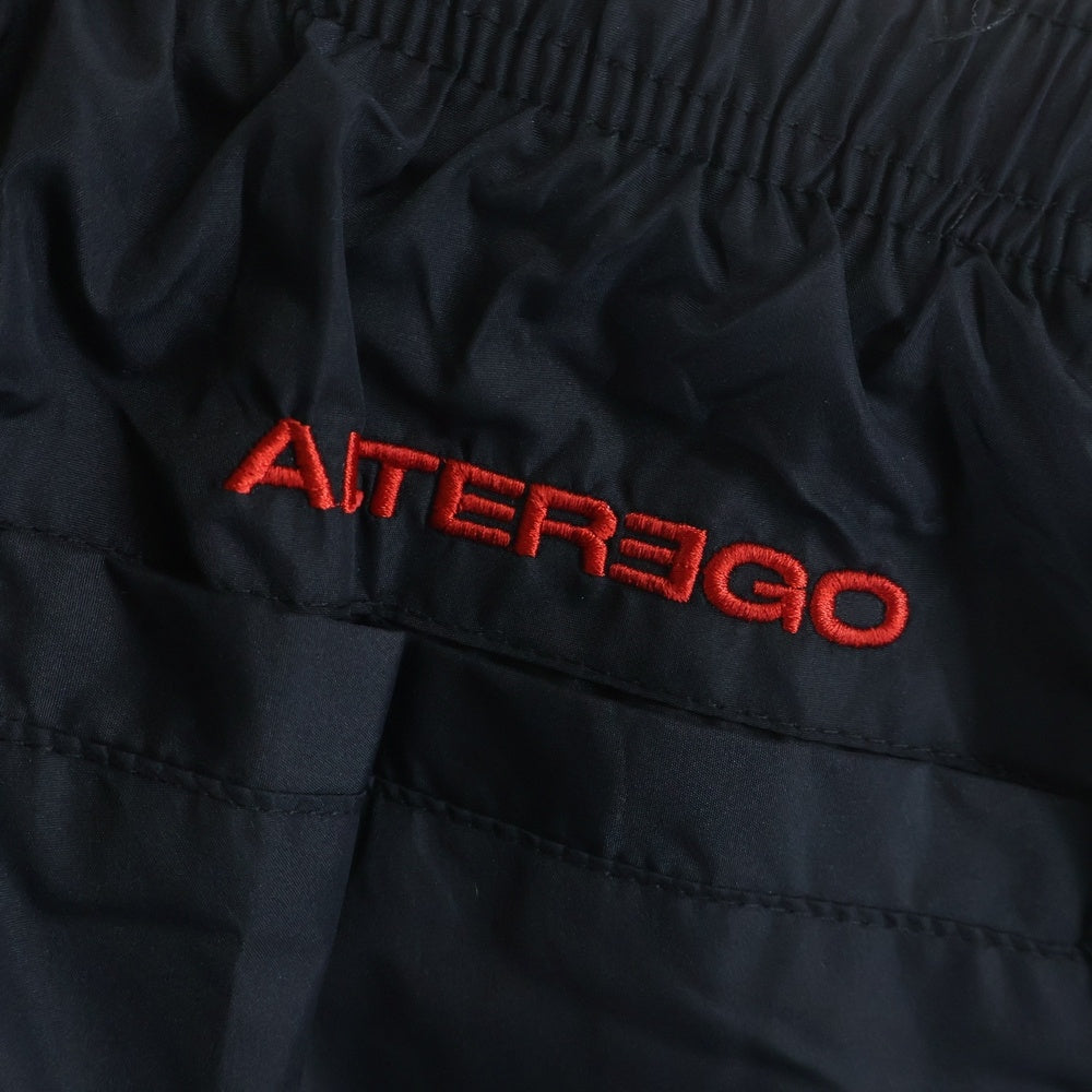 NO BRAND(ノーブランド) ALTER EGO VIXI TRACK PANTS アルターエゴ ドローストリング ナイロンパンツ ブラック