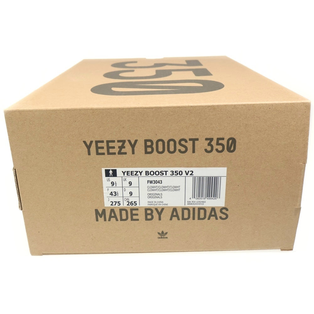 adidas(アディダス) YEEZY BOOST 350 V2 CLOUD WHITE イージーブースト クラウド ローカットスニーカー ホワイト US9.5/27.5cm FW3043