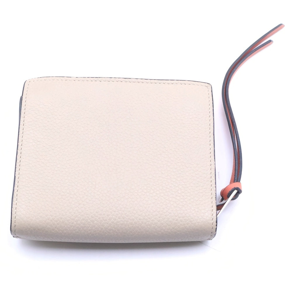 LOEWE(ロエベ) COMPACT ZIP WALLET IN SOFT GRAINED CALFSKIN コンパクトジップウォレット カーフスキン 財布 レディース ベージュ C660Z41X01