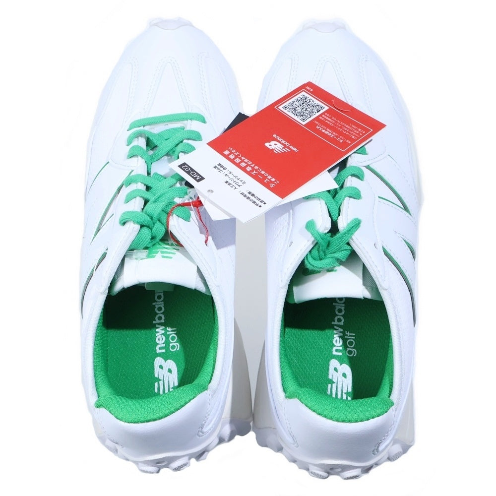New Balance(ニューバランス) WGS327AG ゴルフスパイク ローカットスニーカー レディース ホワイト/グリーン US7/24cm