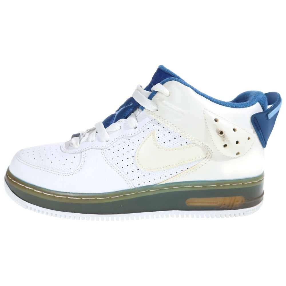 NIKE(ナイキ) 【観賞用 2008年製】 AIR JORDAN FUSION 6 エア ジョーダン フージョン ミッドカットスニーカー ホワイト US7/25cm 343095-141 レディース