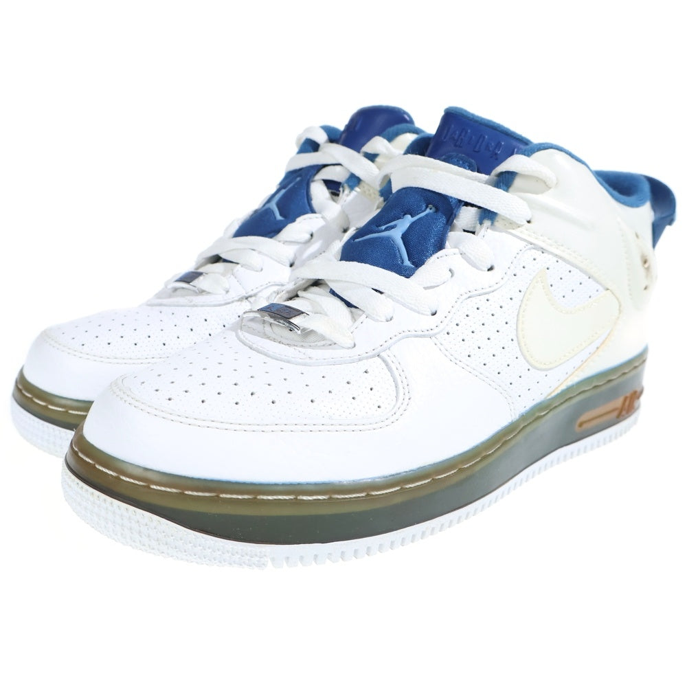 NIKE(ナイキ) 【観賞用 2008年製】 AIR JORDAN FUSION 6 エア ジョーダン フージョン ミッドカットスニーカー ホワイト US7/25cm 343095-141 レディース