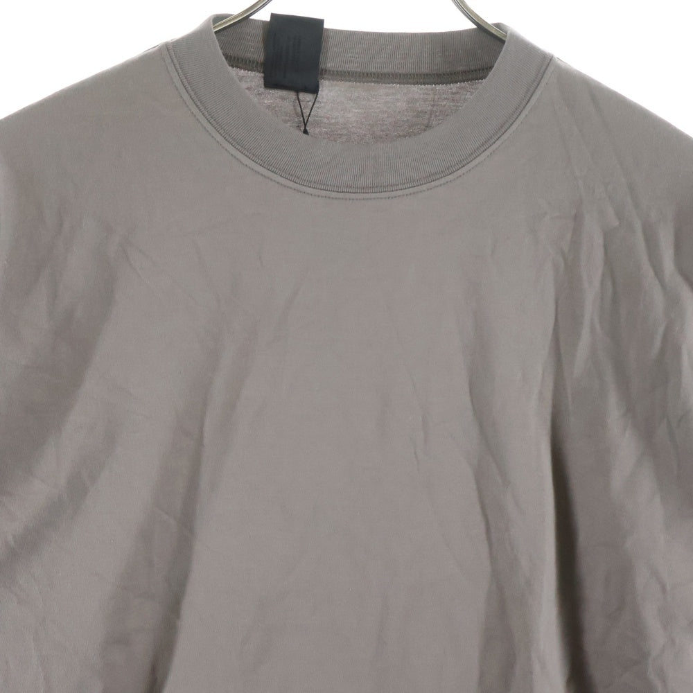 N.HOOLYWOOD(エヌハリウッド) 22SS COMPILE LINE LONG SLEEVE T-SHIRT コンパイル ライン ロングスリーブ クルーネック長袖Tシャツ カットソー グレー/レッド 2221-CS06-029peg