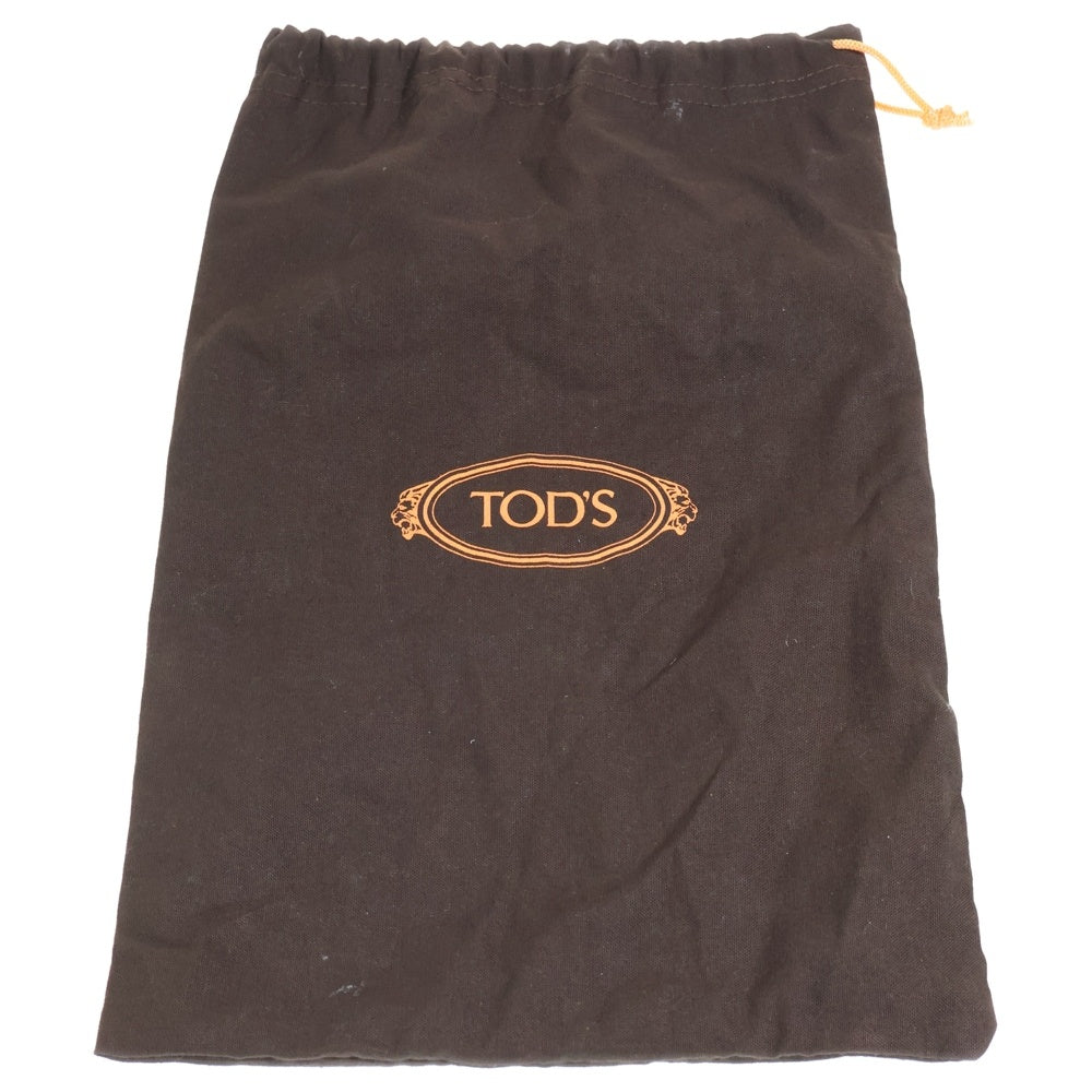 TOD'S(トッズ) ラウンドトゥ フロンドリボン レザーパンプス ハイヒール レディース ベージュ