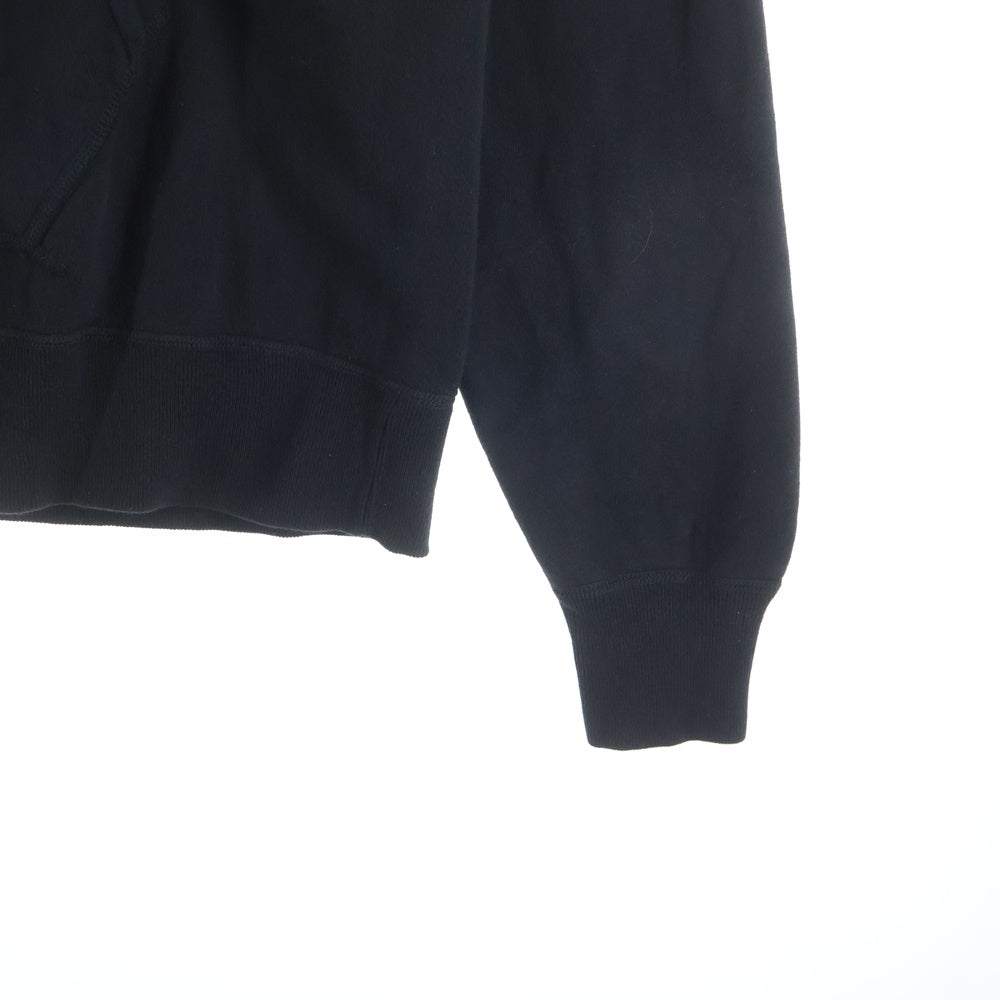 SAINT MICHAEL(セントマイケル) SAINT HOODIE セイント ロゴデザイン プルオーバー スウェット パーカー ブラック SM-YS8-0000-035