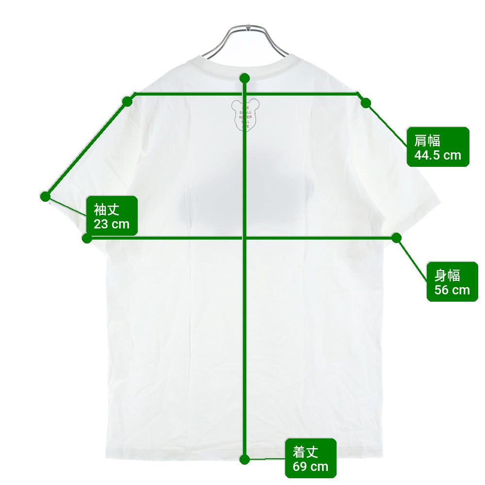 A BATHING APE(アベイシングエイプ) BE@RTEE BABY MILO(R) ON BAPE(R) ベアティー ベイビーマイロオン ベイプ クルーネック カットソー 半袖Tシャツ ホワイト 002TEK781902C