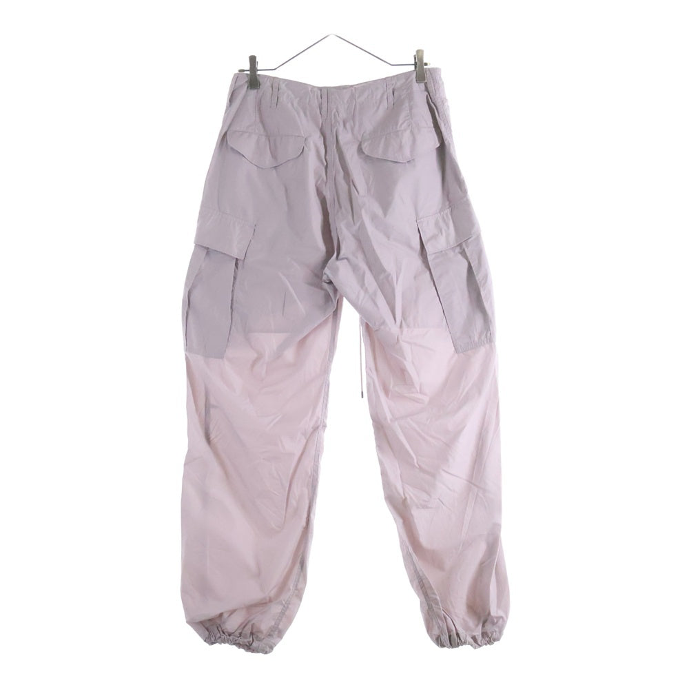 AURALEE(オーラリー) 21SS HIGHCOUNT LIGHT NYLON FATIGUE PANTS ハイカウント ライト ファティーグ ナイロンパンツ ピンク A21SP02NL