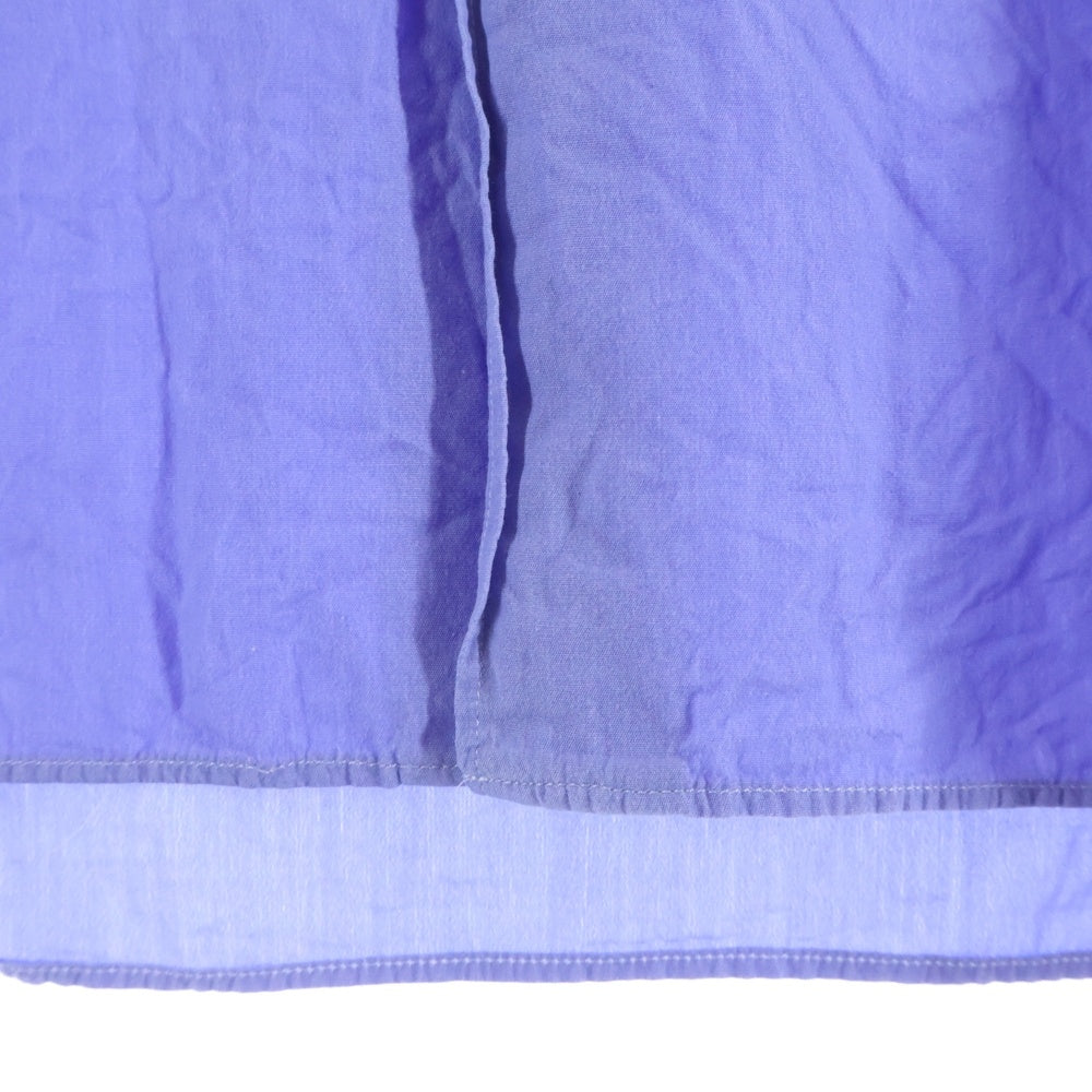 COMOLI(コモリ) 21SS レギュラーカラー コットン長袖シャツ ブルー T01-02001