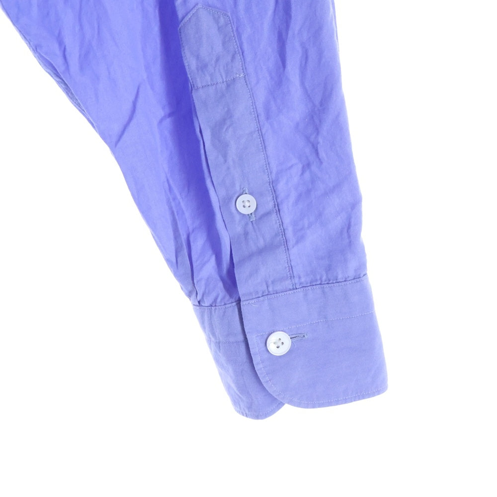 COMOLI(コモリ) 21SS レギュラーカラー コットン長袖シャツ ブルー T01-02001