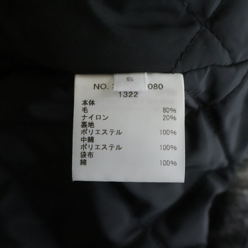 RHC Ron Herman(アールエイチシー ロンハーマン) WOOL OMBRE CPO SHIRT キルティングライニング ウール オンブレチェック シャツジャケット ブラック/ホワイト 3820400080