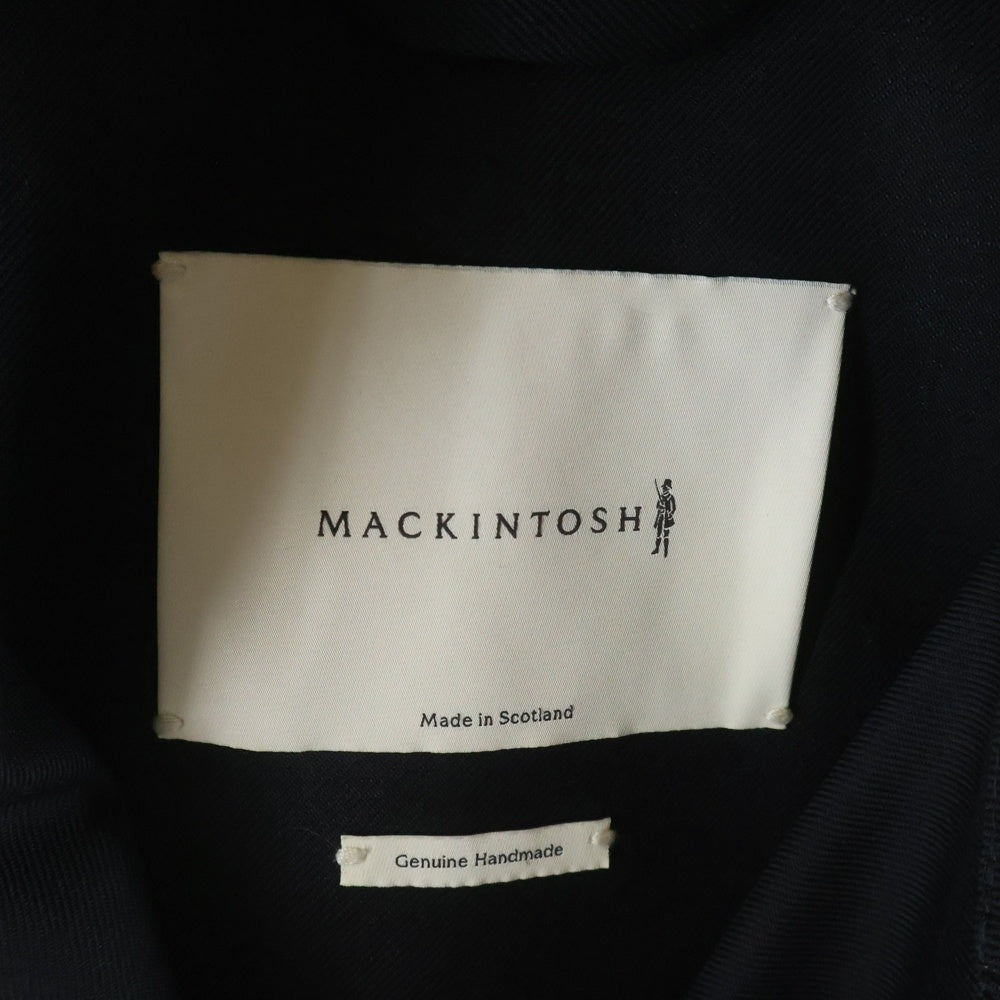 MACKINTOSH(マッキントッシュ) L'ECHOPPE レショップ別注 GTS DUNBER EX ダンバー ウール ステンカラーコート ブラック MACKJ201907